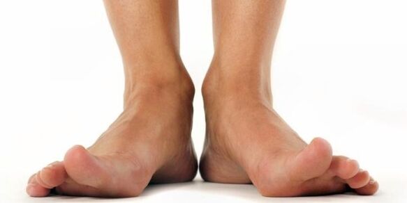 mushrooms on the feet